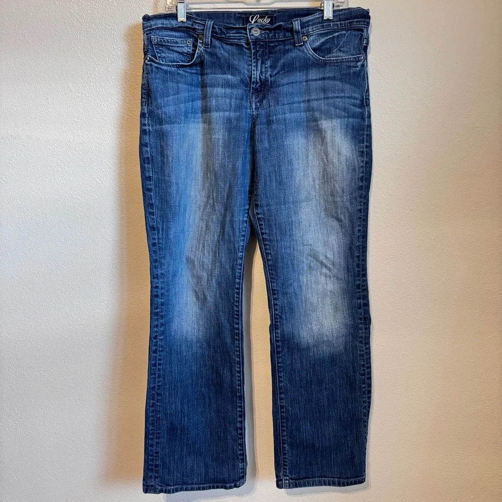 Lucky Brand‎ Women’s Neopolitan Easy Ryder 5 Pocket Denim Jeans Size 14/ 32x30